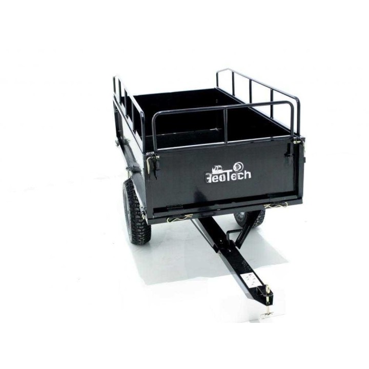 GeoTech MAXI hinattava kippikärry ajoleikkurille, 450 kg, 145 × 71 × 32 cm