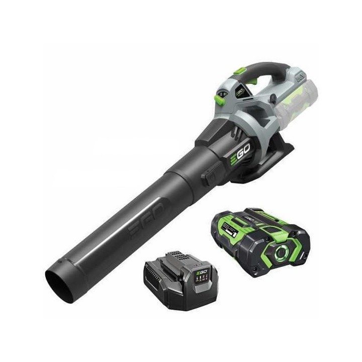 EGO LB5300E akkupuhallin 56 V 2 5 Ah akku ja laturi