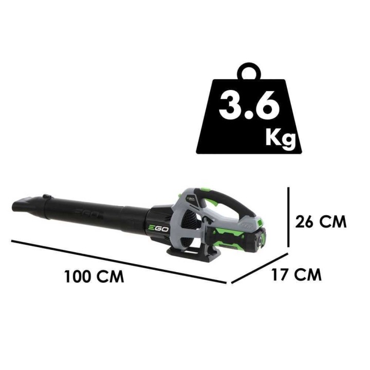 EGO LB5300E akkupuhallin, 56 V, 2,5 Ah akku ja laturi