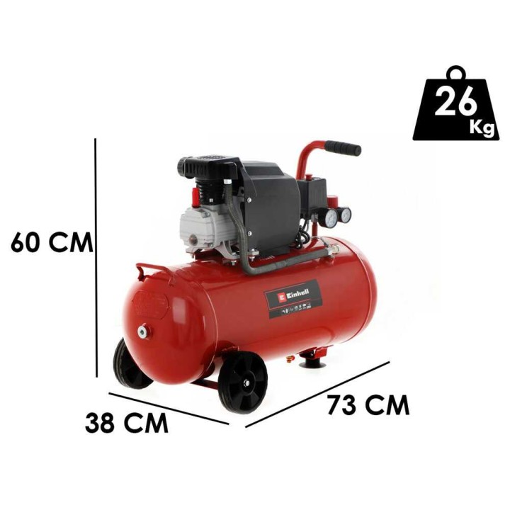 Einhell TC-AC 190/50/8 kompressori, 2 HP, 50 l, 8 bar, 230 V