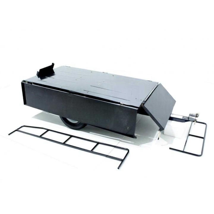 GeoTech MAXI hinattava kippikärry ajoleikkurille, 450 kg, 145 × 71 × 32 cm
