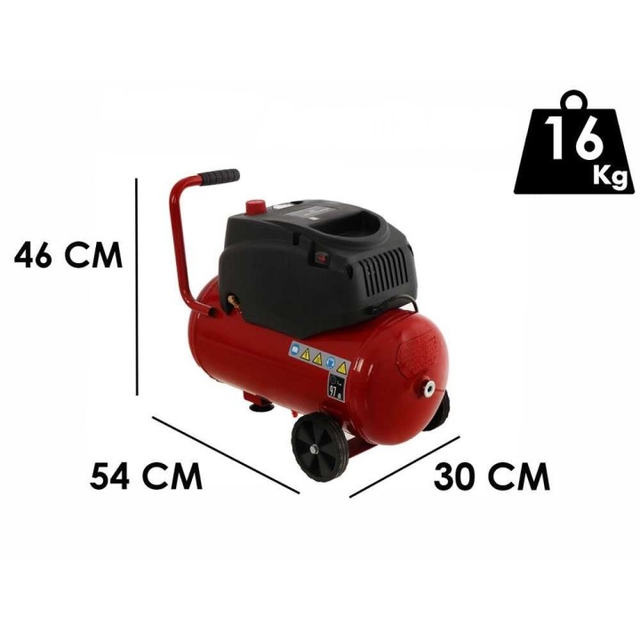 Einhell TC-AC 200/24/8 OF sähkökompressori, 1,5 HP, 24 l, 8 bar