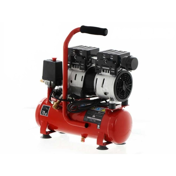 Einhell TE-AC 6 Silent öljytön kompressori, 0,75 HP, 6 l, 8 bar