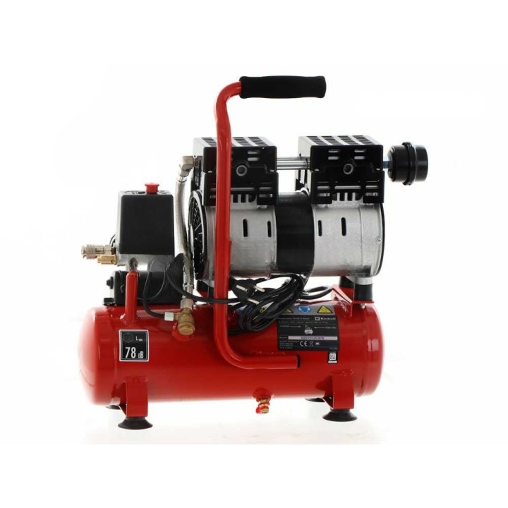 Einhell TE-AC 6 Silent öljytön kompressori, 0,75 HP, 6 l, 8 bar