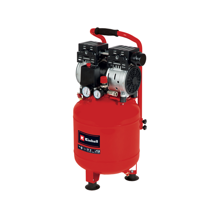 Einhell TE AC 24 Silent sähkökompressori 24 l 8 bar 1 HP