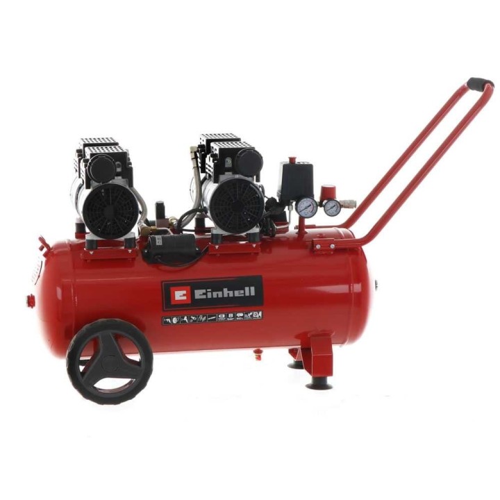 Einhell TE-AC 50 Silent sähkökompressori, 50 l, 2 HP, 8 bar