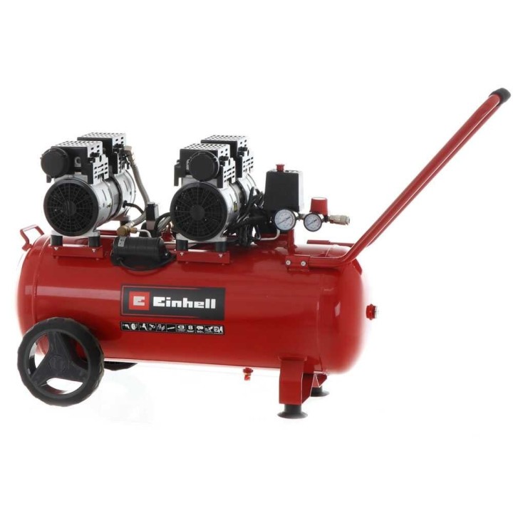 Einhell TE-AC 50 Silent sähkökompressori, 50 l, 2 HP, 8 bar
