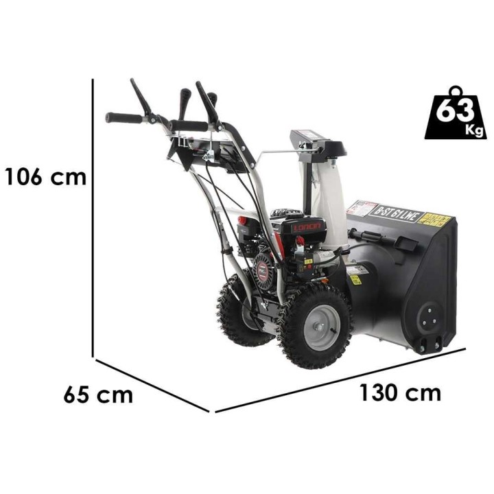 BlackStone B-ST 61 LWE lumilinko, Loncin H200, 6,5 HP, 61 cm
