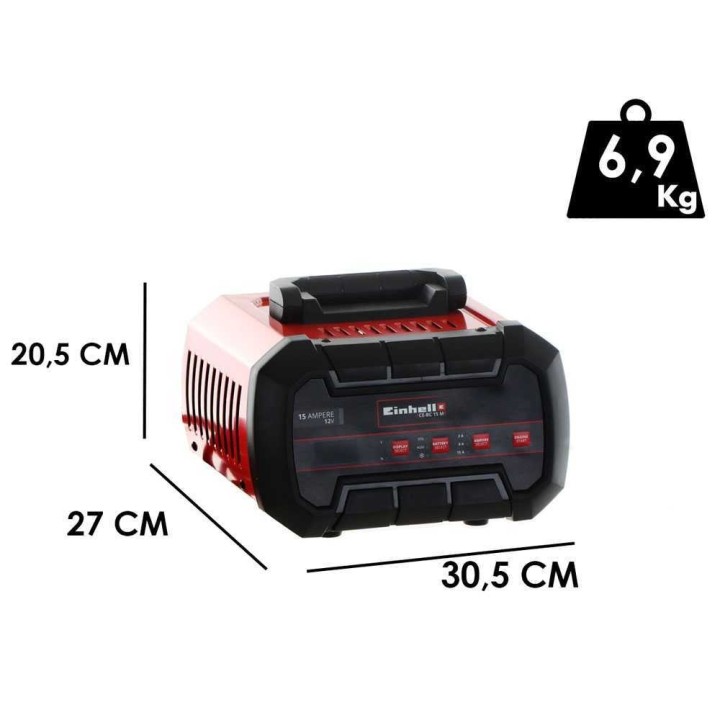 Einhell CE-BC 15 M akkulaturi ja käynnistysapu, 12 V, 280 W
