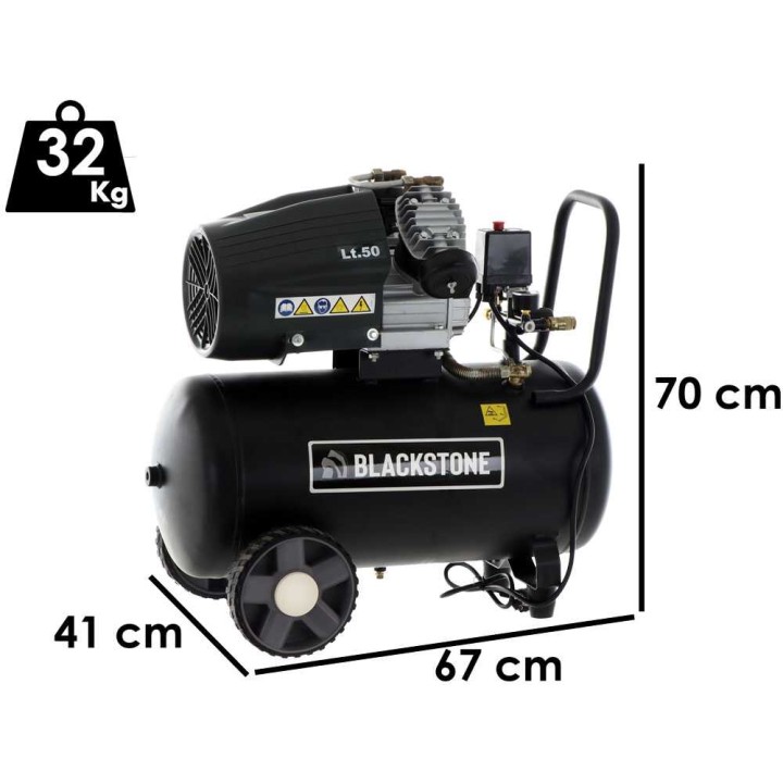 BlackStone LBC 50-30V sähkökompressori, 50 l, 3 HP, 230 V
