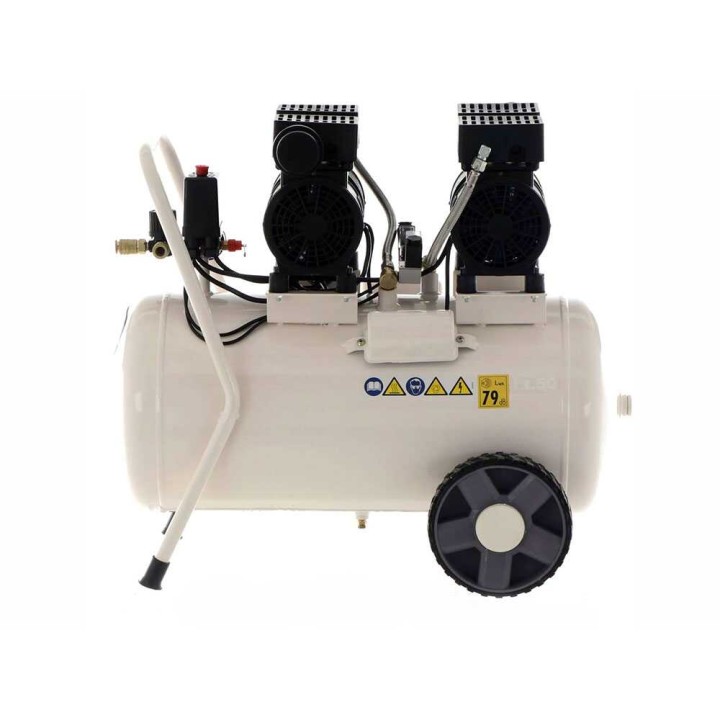 BlackStone SBC 50-20 hiljainen sähkökompressori, 2 HP, 50 l, 8 bar