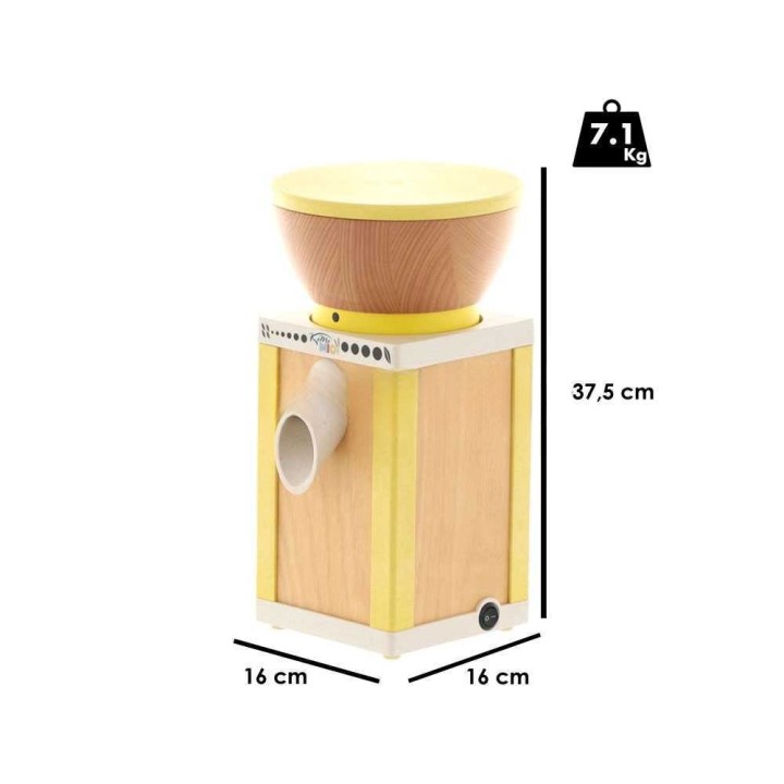 KoMoMio Giallo kivimylly jauhoille, 360 W, 1 200 g, puurunko