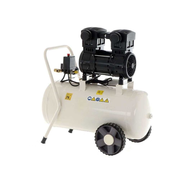 BlackStone SBC 50-15 hiljainen öljytön sähkökompressori, 50 l, 1,5 HP, 230 V