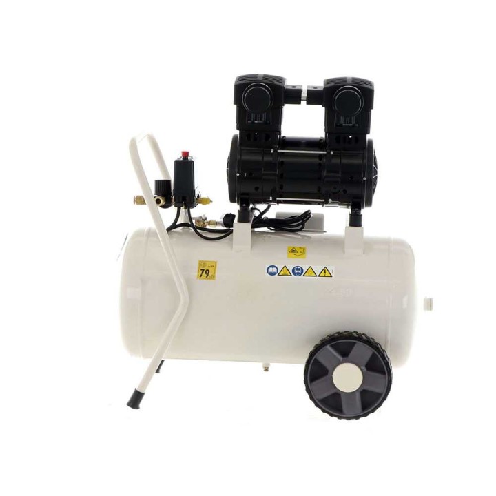 BlackStone SBC 50-15 hiljainen öljytön sähkökompressori, 50 l, 1,5 HP, 230 V