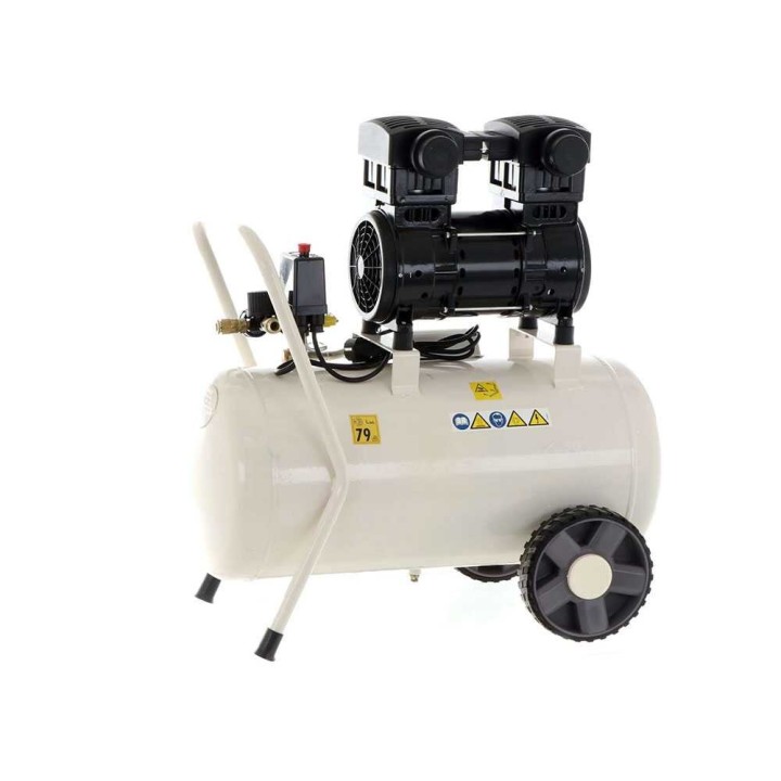 BlackStone SBC 50-15 hiljainen öljytön sähkökompressori, 50 l, 1,5 HP, 230 V