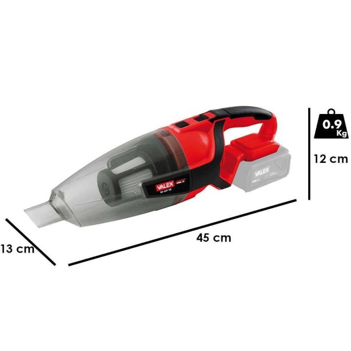 Valex M-AP 18 akkukäyttöinen käsipölynimuri, 18 V, ilman akkua ja laturia