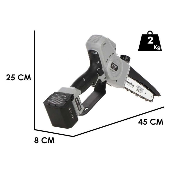 Volpi KVS6000 akkukäyttöinen oksasaha, 21,6 V, 19 cm