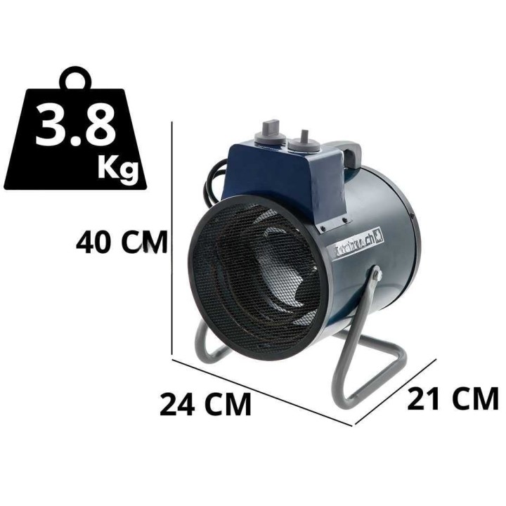BM-EFH 3RS sähköinen lämminilmapuhallin, 3 kW, 230 V