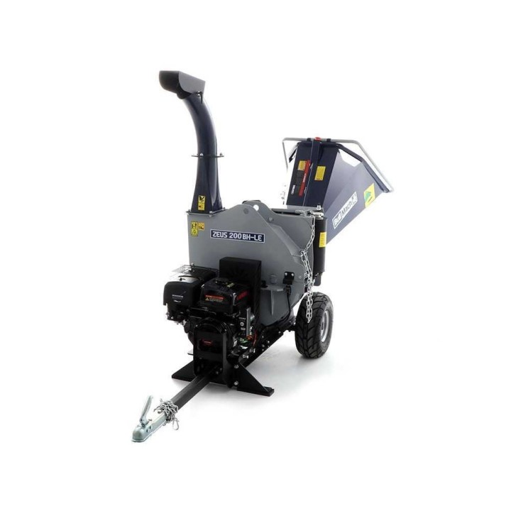 BullMach ZEUS 200 BH-LE biocippuri oksille, Loncin 420 cm³, 15 HP, sähkökäynnistys