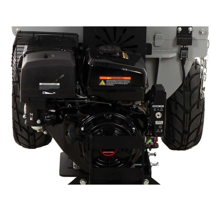 BullMach ZEUS 200 BH-LE biocippuri oksille, Loncin 420 cm³, 15 HP, sähkökäynnistys