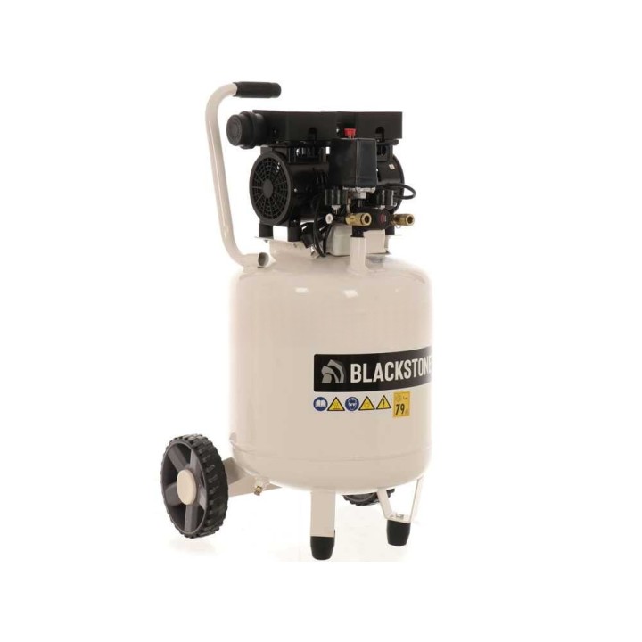 BlackStone V-SBC 50-10 hiljainen öljytön kompressori, 50 l, 1 HP, 8 bar