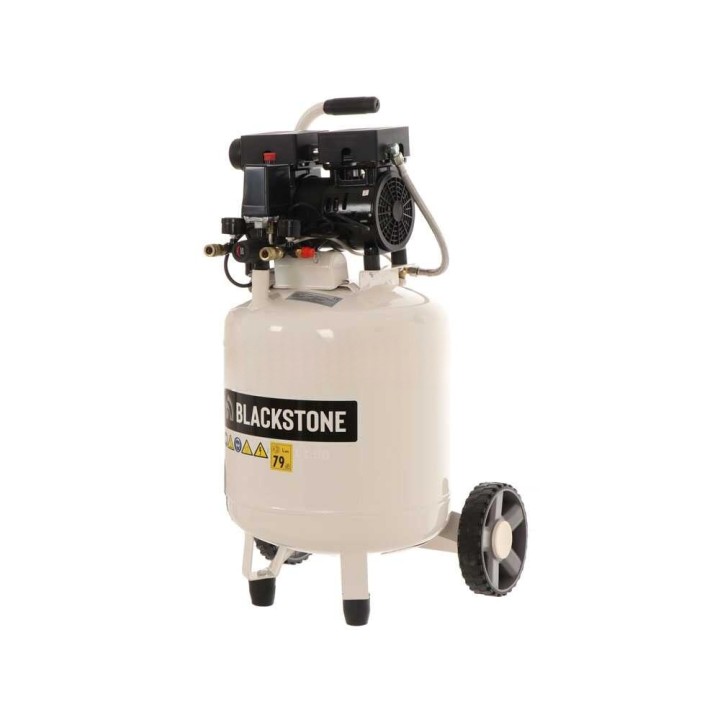 BlackStone V-SBC 50-10 hiljainen öljytön kompressori, 50 l, 1 HP, 8 bar