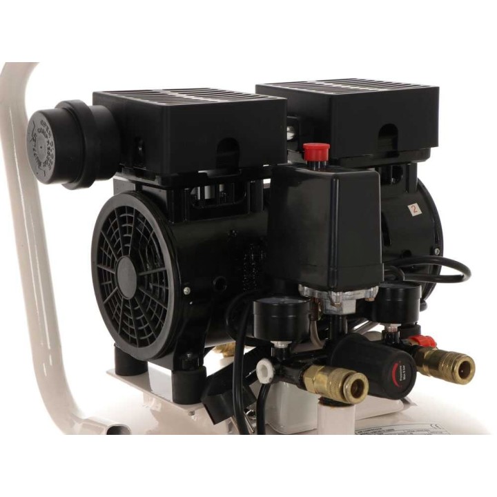 BlackStone V-SBC 50-10 hiljainen öljytön kompressori, 50 l, 1 HP, 8 bar