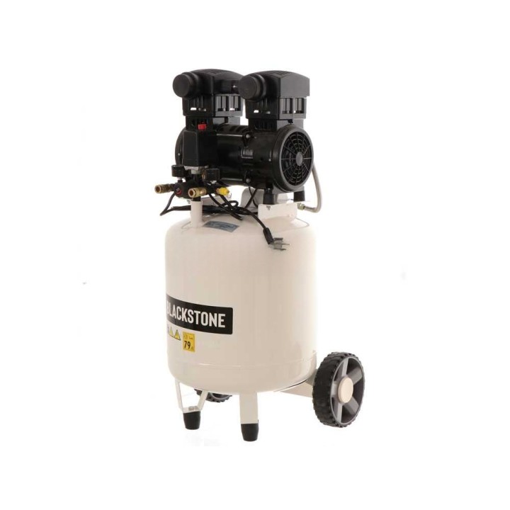 BlackStone V-SBC50-15 öljytön pystymallinen kompressori, 1,5 HP, 50 l, 10 bar