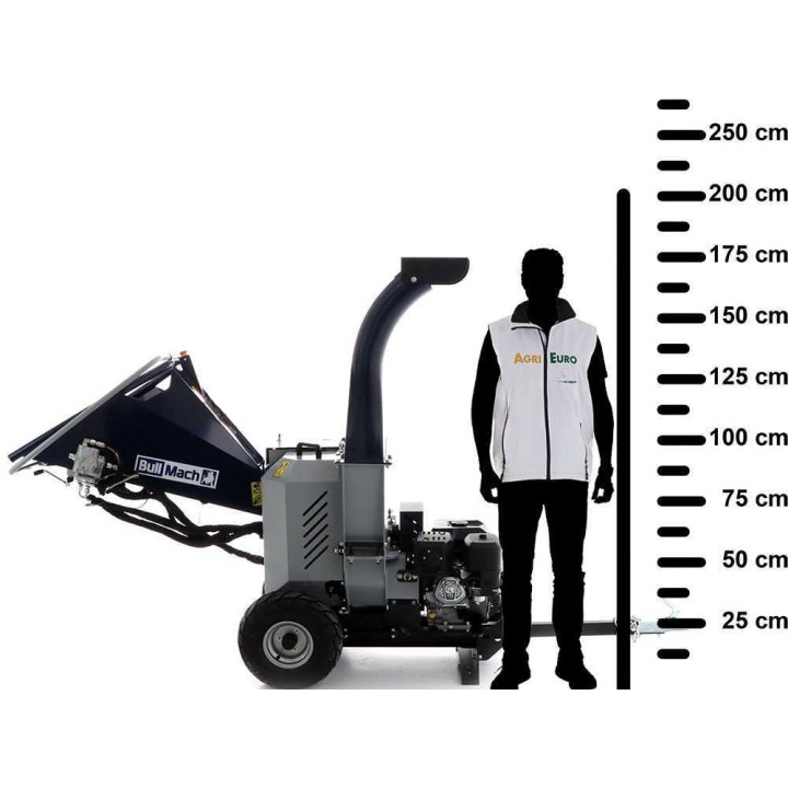 BullMach ZEUS 200 BH-BSE biocippuri, Briggs & Stratton XR2100, 13,5 HP, 100 mm