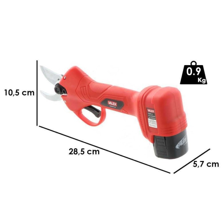 Valex Brushless Shear148 akkukäyttöiset oksasakset, 16,8 V, 22 mm