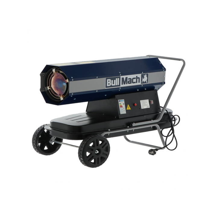 BullMach BM DDH 30 dieselkäyttöinen lämminilmageneraattori 30 kW kärryllä