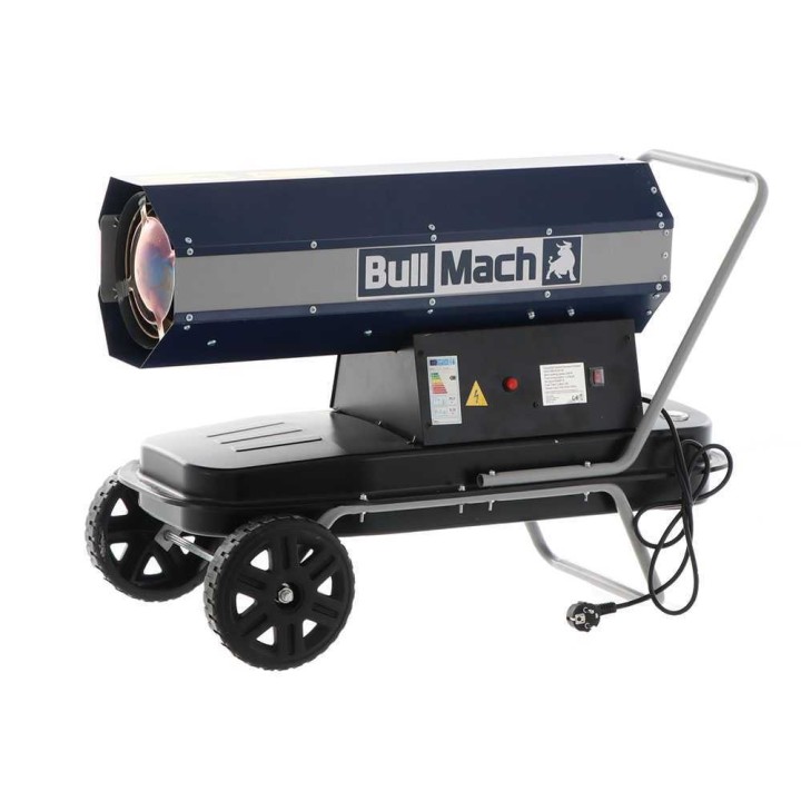 BullMach BM-DDH 30 dieselkäyttöinen lämminilmageneraattori, 30 kW, kärryllä
