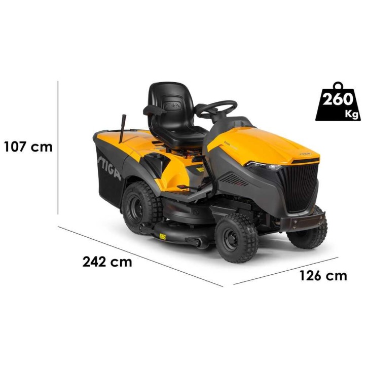 Stiga 4WD ESTATE 9102 WX -ajoleikkuri, Honda GXV 690, 22 HP, 4WD, 102 cm