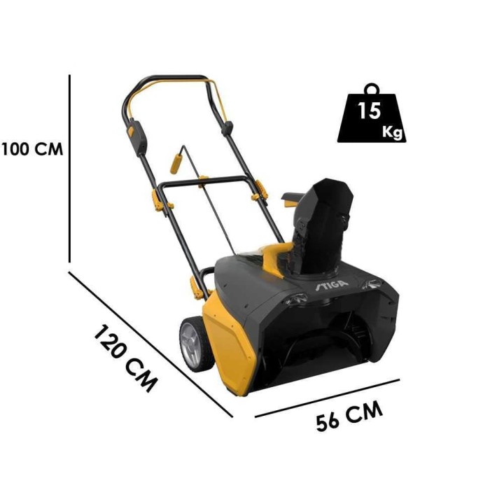 Stiga ST 700e akkulumilinko, 48 V, työnnettävä, 50 cm