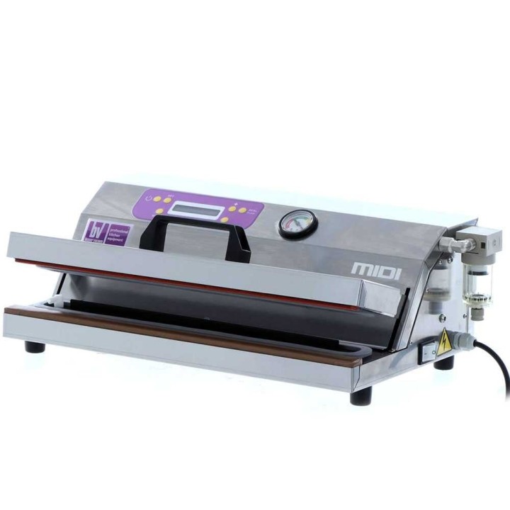 Besser Vacuum MIDI INOX vakuumikone, 550 W, 43 cm:n kaksoissaumauspalkki