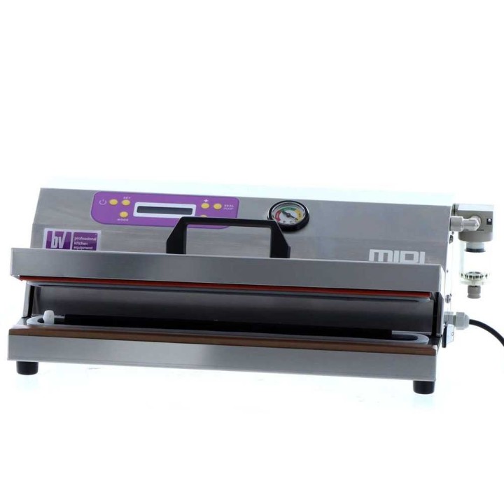 Besser Vacuum MIDI INOX vakuumikone, 550 W, 43 cm:n kaksoissaumauspalkki
