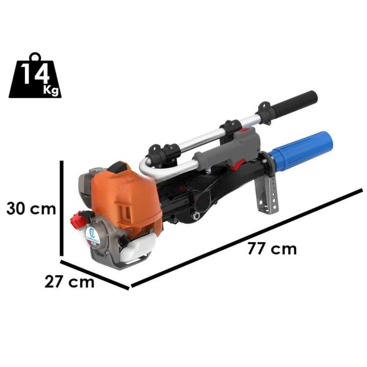 Campagnola GSM Toro Evoluzione K oksanravistin, 277 cm, 2,8 HP, bensiinikäyttöinen