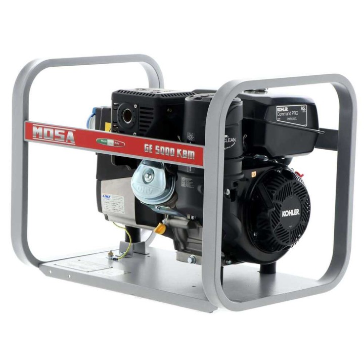 GE 5000 KBM bensiinikäyttöinen generaattori, 4,4 kW, 230 V, Kohler CP CH 395