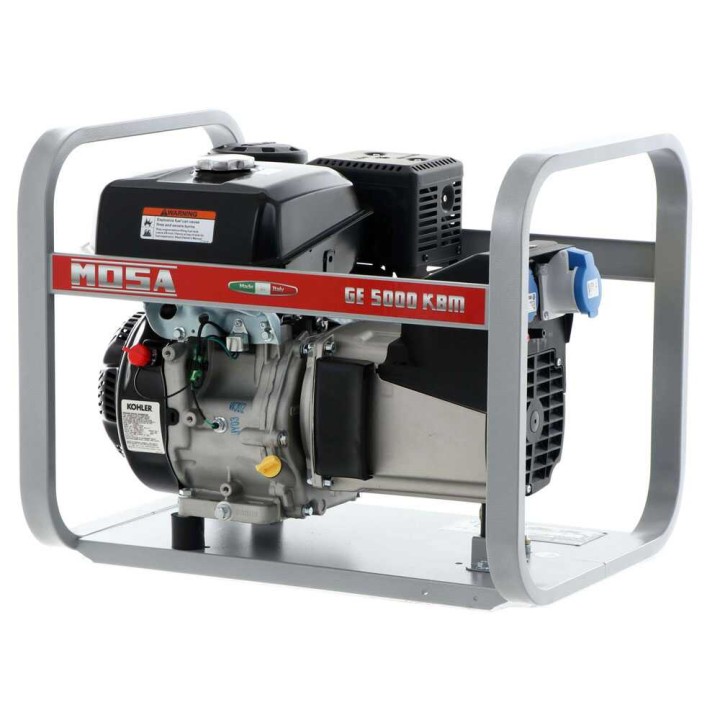 GE 5000 KBM bensiinikäyttöinen generaattori, 4,4 kW, 230 V, Kohler CP CH 395