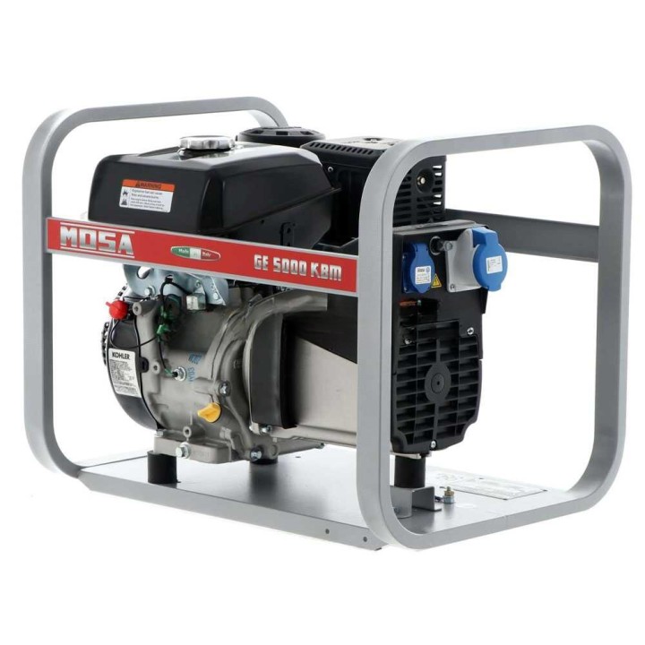 GE 5000 KBM bensiinikäyttöinen generaattori, 4,4 kW, 230 V, Kohler CP CH 395