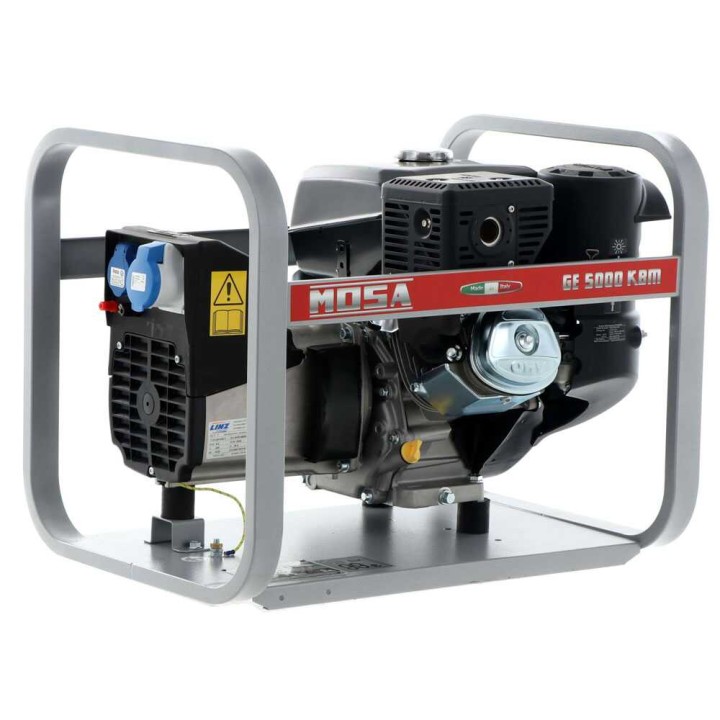 GE 5000 KBM bensiinikäyttöinen generaattori, 4,4 kW, 230 V, Kohler CP CH 395