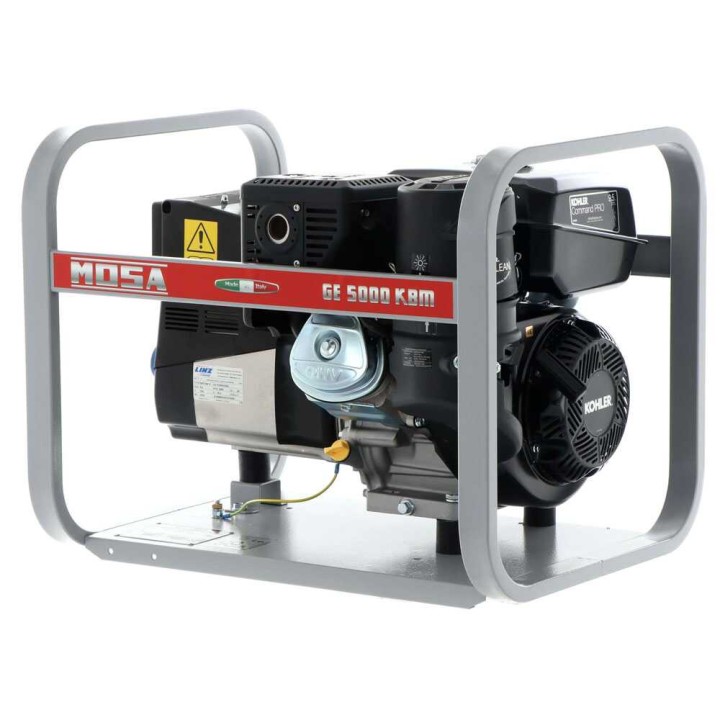 MOSA GE 5000 KBM AVR -bensiinigeneraattori, 4,4 kW, 230 V, Kohler CP CH 395