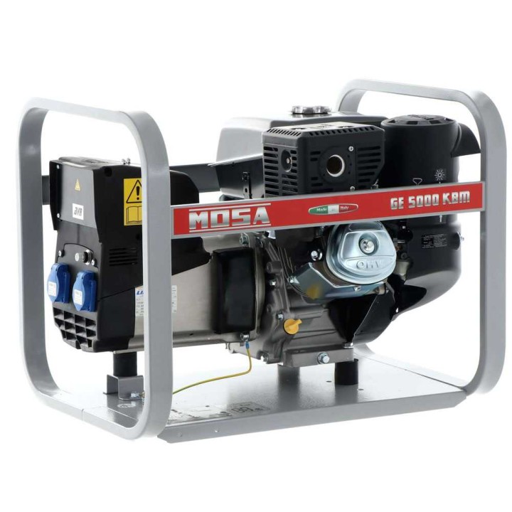 MOSA GE 5000 KBM AVR -bensiinigeneraattori, 4,4 kW, 230 V, Kohler CP CH 395