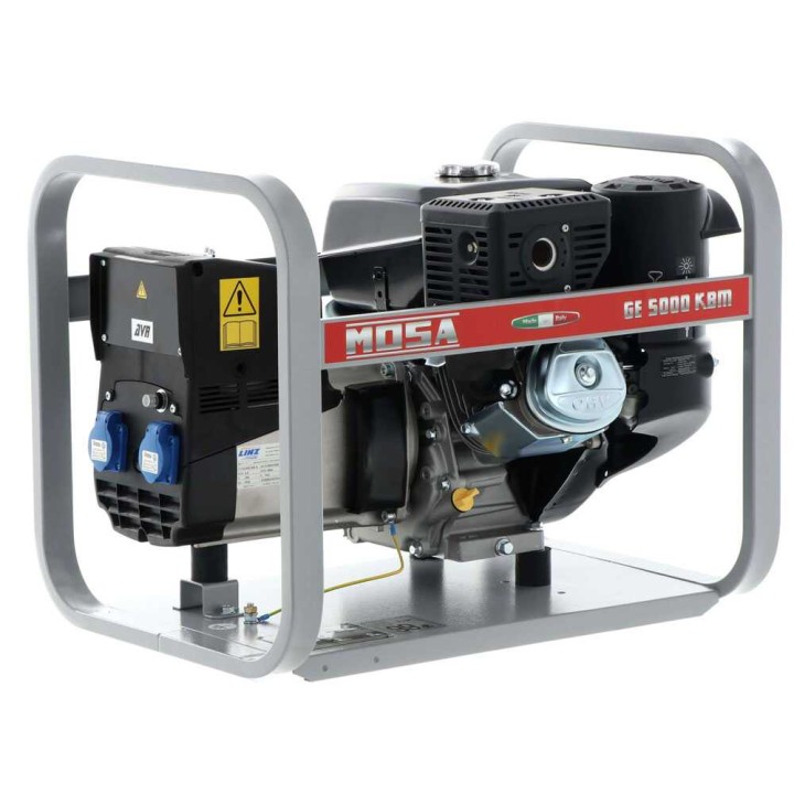 MOSA GE 5000 KBM AVR -bensiinigeneraattori, 4,4 kW, 230 V, Kohler CP CH 395