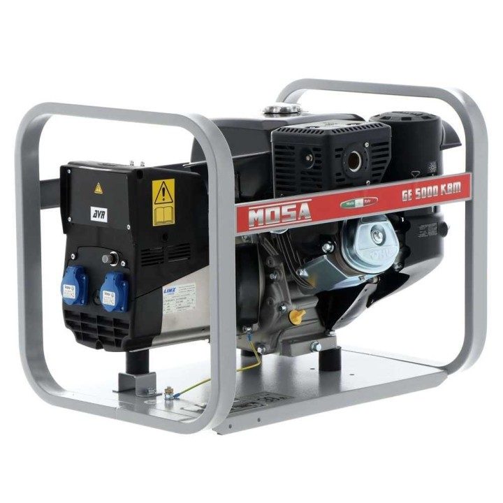 MOSA GE 5000 KBM AVR -bensiinigeneraattori, 4,4 kW, 230 V, Kohler CP CH 395
