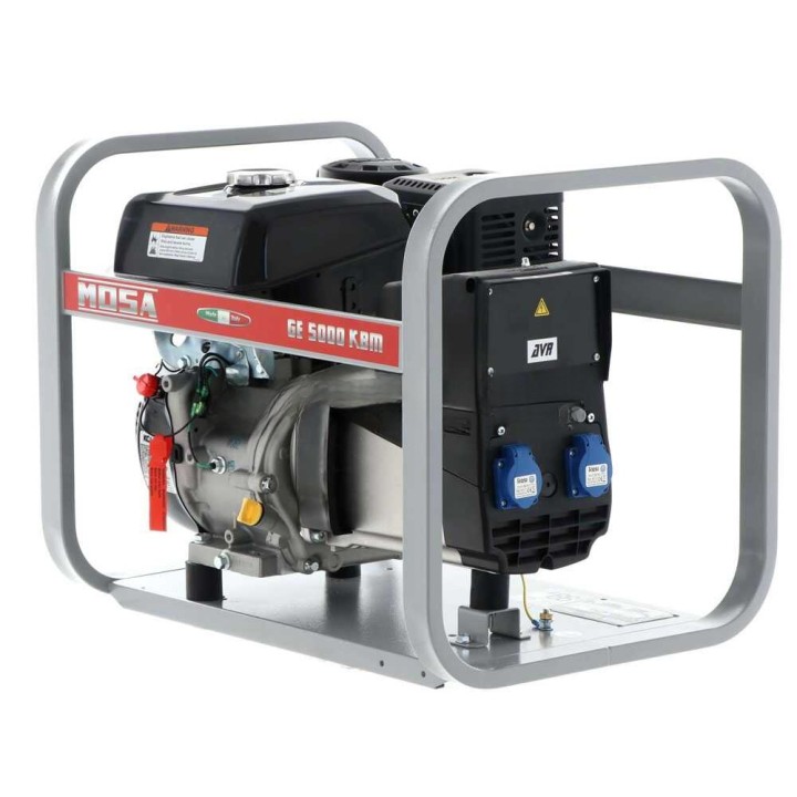 MOSA GE 5000 KBM AVR -bensiinigeneraattori, 4,4 kW, 230 V, Kohler CP CH 395