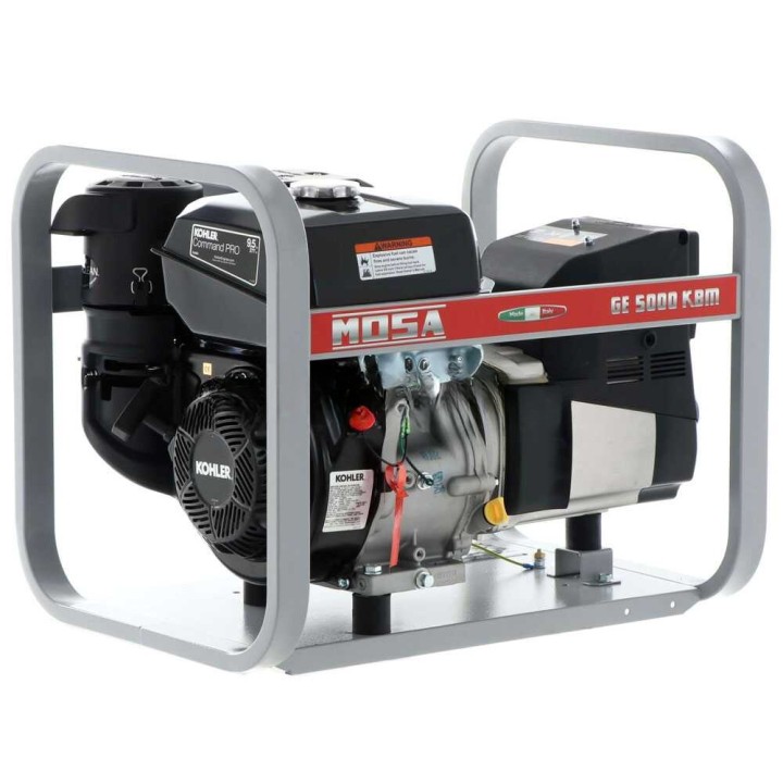 MOSA GE 5000 KBM AVR -bensiinigeneraattori, 4,4 kW, 230 V, Kohler CP CH 395