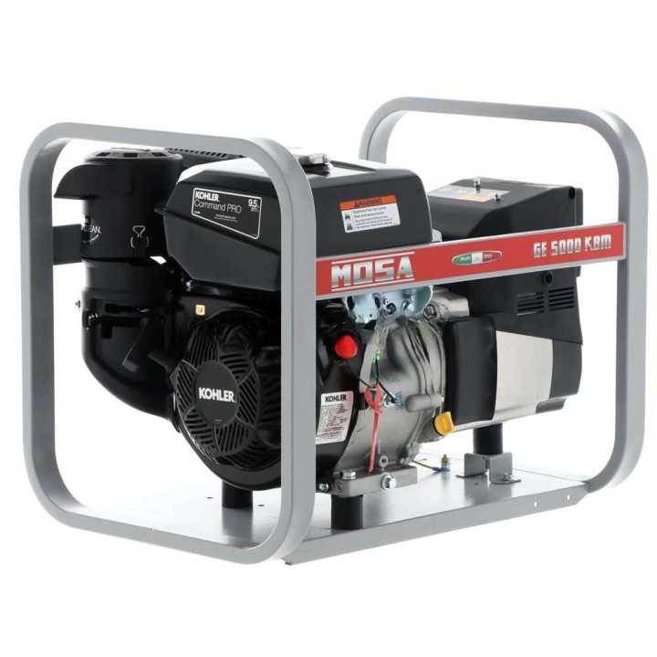 MOSA GE 5000 KBM AVR -bensiinigeneraattori, 4,4 kW, 230 V, Kohler CP CH 395