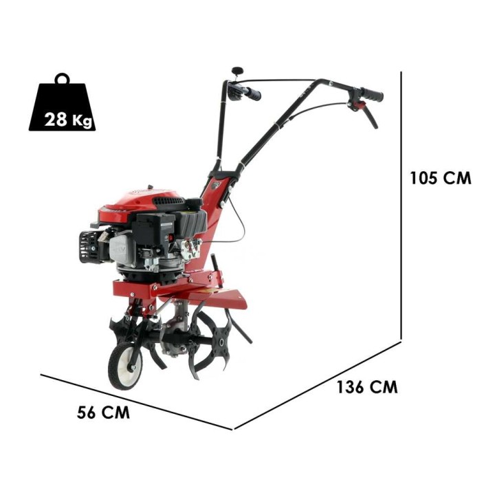 RG1.3-45 Q-D bensiinijyrsin, 38 cm, 4,5 HP, RATO RV145-S