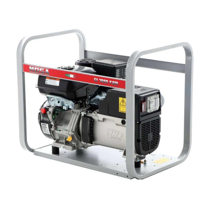 GE 7000 KBM AVR bensiinikäyttöinen generaattori, 6,5 kW, 230 V, Kohler CP CH440